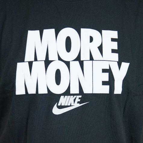 Nike T-Shirt More Money schwarz/silber