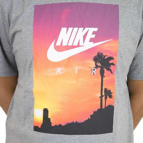 Nike T-Shirt Photo L.A. grau/weiß 