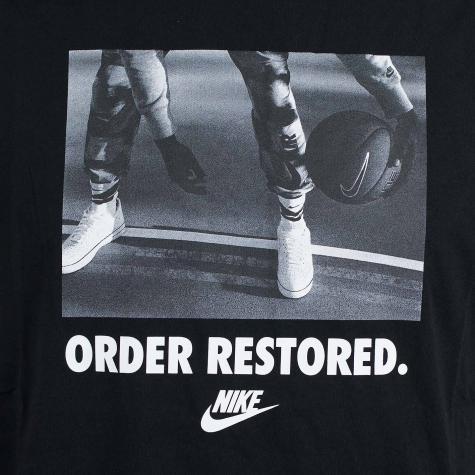 Nike T-Shirt Preseason Order schwarz/weiÃŸ 