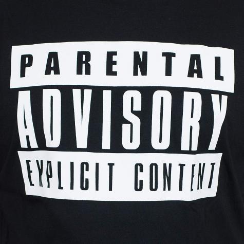 Mister Tee T-Shirt Parental Advisory schwarz 