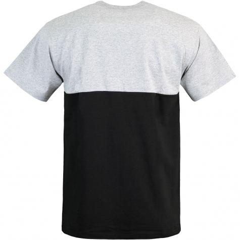 T-Shirt Vans Colorblock grau/schwarz 