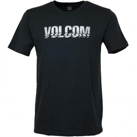 Volcom T-Shirt Chopped Edge schwarz 