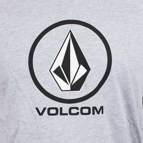 Volcom T-Shirt Circlestone basic grau meliert 