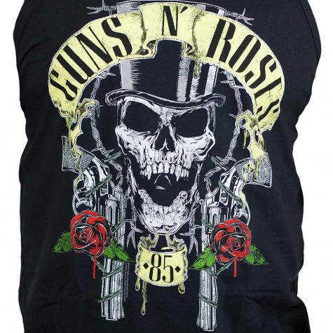Bravado Tanktop Guns n`Roses Top Hat Guns schwarz 