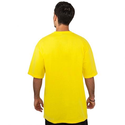 T-shirt Urban Classics Tall yellow 