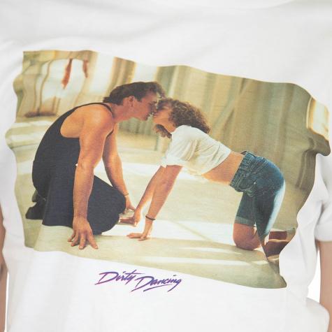 Dedicated Damen T-Shirt Dirty Dancing The Kiss weiß 