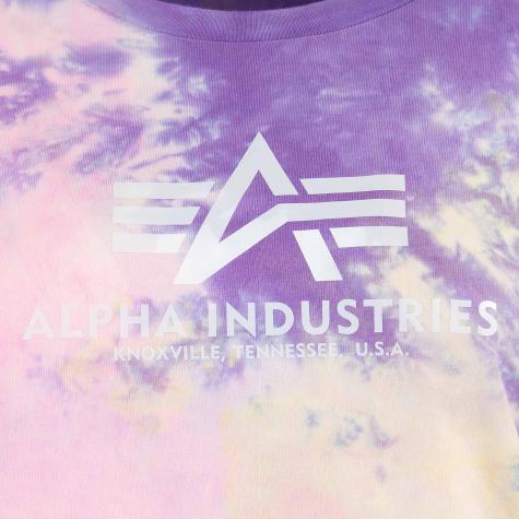 Alpha Industries Batik Damen Shirt purple 
