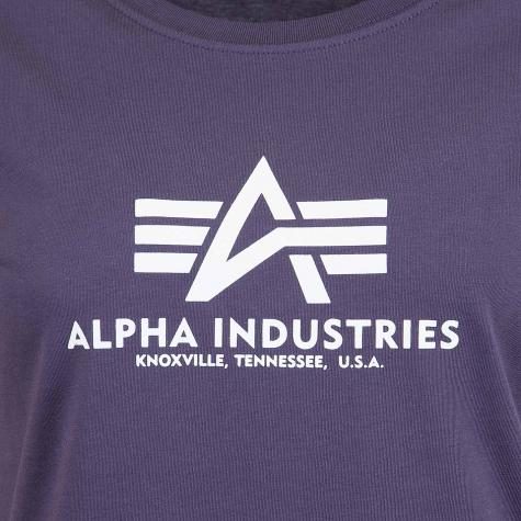 Alpha Industries Damen T-Shirt New Basic lila 