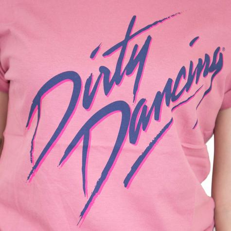 Dedicated Damen T-Shirt Dirty Dancing Logo rosa 