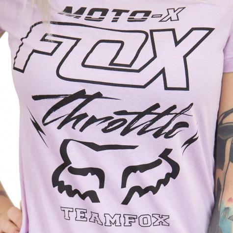 Fox Damen T-Shirt Throttle Maniac lila 