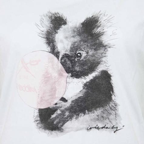 Iriedaily Damen T-Shirt Koala Bubble weiß 