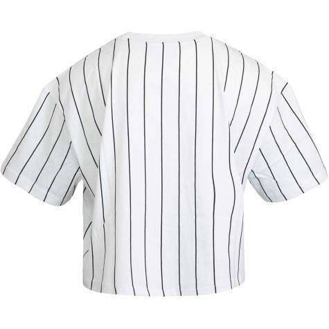 Top Girls Kani Small Signature Essentials Pinstripe Crop white/black 