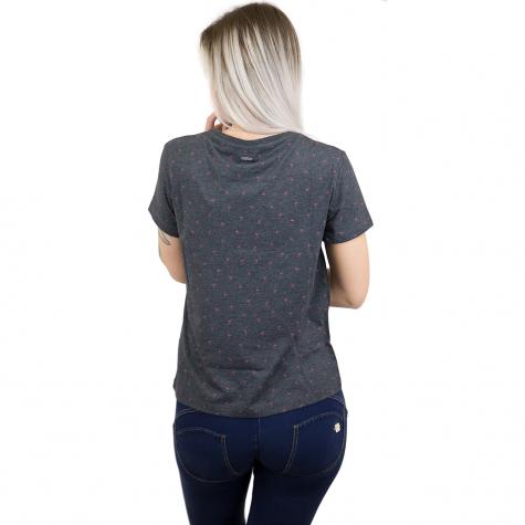 Mazine Damen T-Shirt Onslow schwarz/pink 