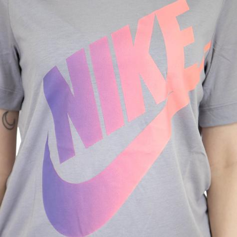 Nike Damen T-Shirt Futura grau/lila