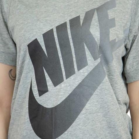 Nike Damen T-Shirt Futura grau/schwarz 