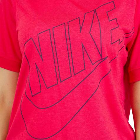 Nike Damen T-Shirt Logo red/purple 