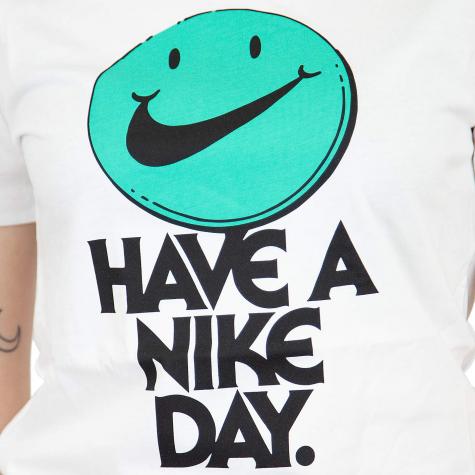 Nike Damen T-Shirt Nice Day weiß/schwarz 