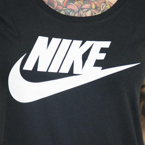 Nike Damen T-Shirt Urban ClassicsL SCP Futura Logo schwarz/weiß 
