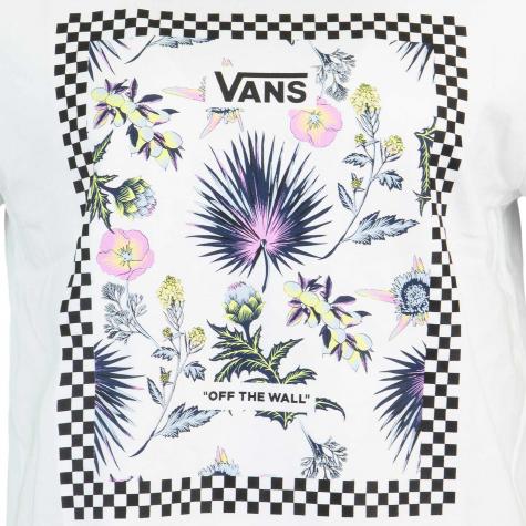 Vans Border Floral Damen Shirt weiß 
