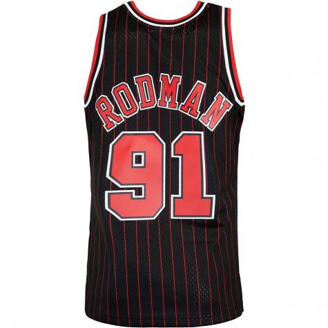 Trikot Mitchell & Ness Swingman Bulls 1995-95 Rodman black 