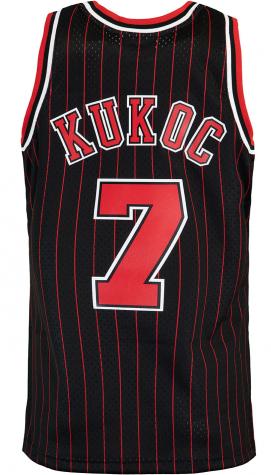 Mitchell & Ness NBA Swingman Toni Kukoc Chicago Bulls 95/96 Trikot schwarz 