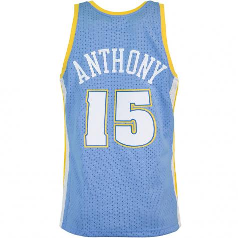 Mitchell & Ness NBA Swingman Carmelo Anthony Denver Nuggets 03/04 Trikot blau 