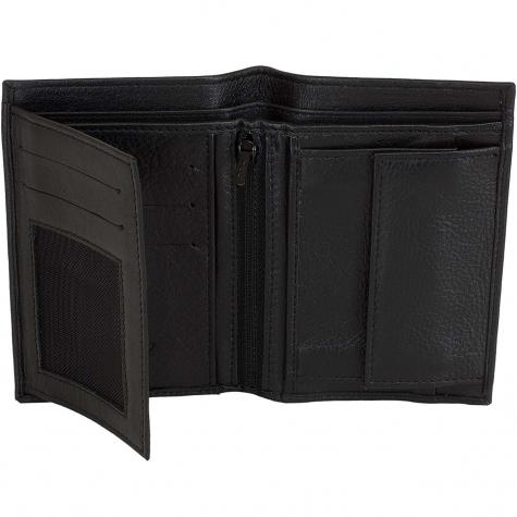 Reell Geldbörse Trifold Leather schwarz 