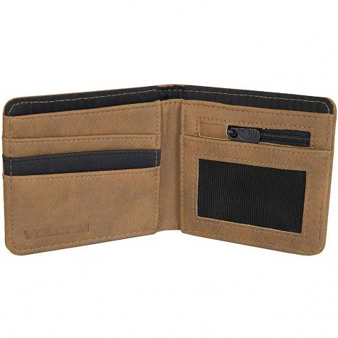 Volcom Geldbörse Slim Stone braun
