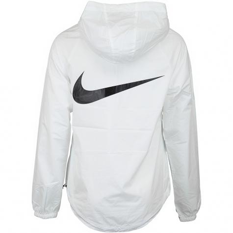 Nike Damen Windbreaker Swoosh Packable weiß/schwarz 