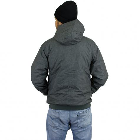 Cleptomanicx Winterjacke Polarzipper Hemp 3 h dk grey