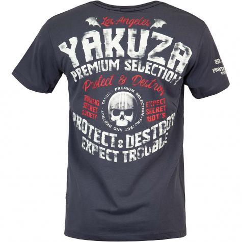 Yakuza Premium Herren T-Shirt 3012 dunkelgrau 