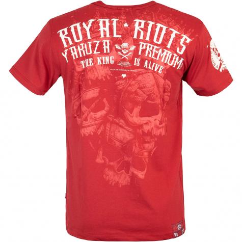 Yakuza Premium Herren T-Shirt 3903 Rot - Weiche Pima-Baumwolle