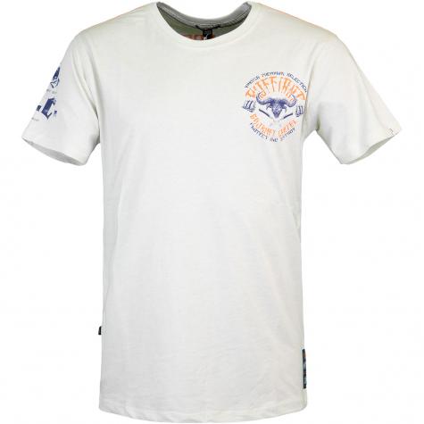 Yakuza Premium Herren T-Shirt 3017 Creme weiß 