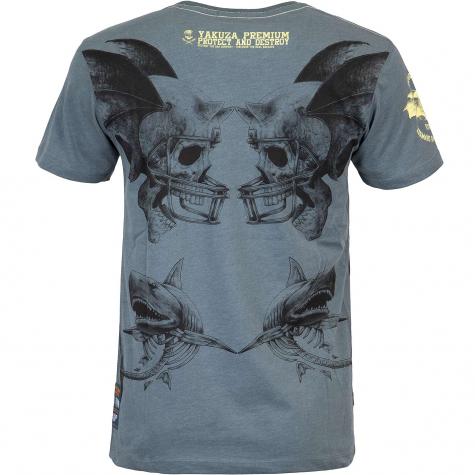 Yakuza Premium T-Shirt 3020 graublau 