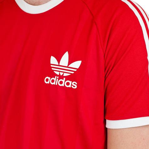 Adidas Originals T-Shirt California rot/weiß 