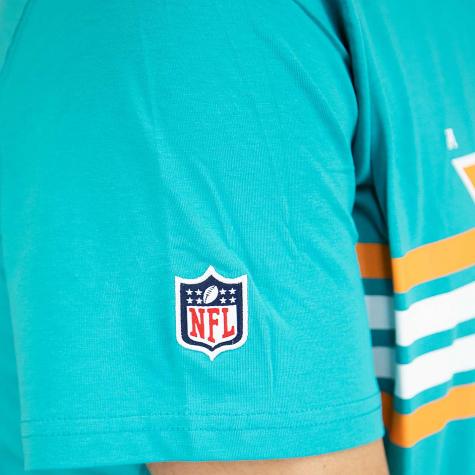 New Era T-Shirt NFL Retro Script Miami Dolphins türkis 