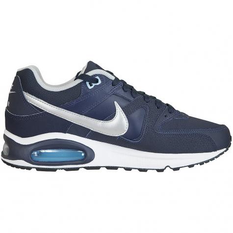 Nike Sneaker Air Max Command Leather dunkelblau/silber 