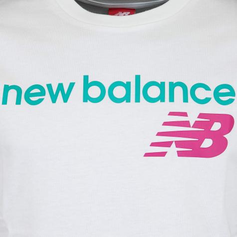 New Balance T-Shirt Athletic Heritage weiß 