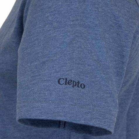 Cleptomanicx T-Shirt Mowe blau/dunkelblau 