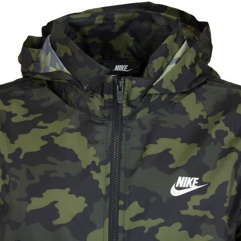 Nike Jacke Camo grün/weiss 