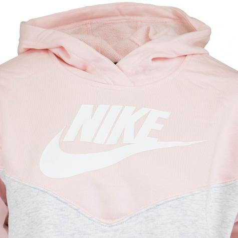 Nike Damen Hoody Heritage pink/weiß/grau
