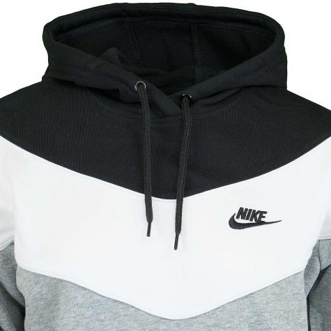 Nike Damen Hoody Heritage grau/schwarz/weiß 