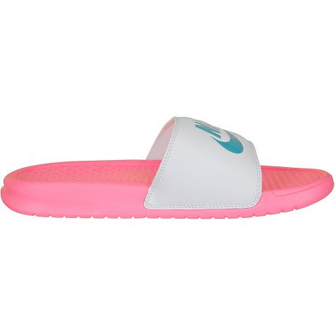 Nike Damen Badelatschen Benassi Just Do It pink/weiß