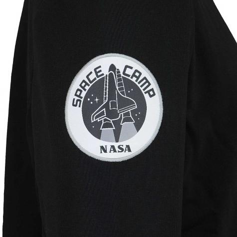 Alpha Industries Sweatshirt Space Camp schwarz 