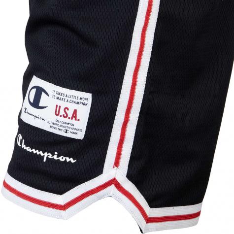 Champion Stripe Basketball Shorts schwarz 