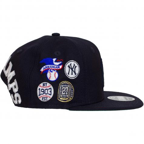 New Era 9Fifty Snapback Cap Winners Patch NY Yankees dunkelblau 