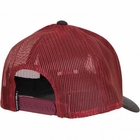 Volcom Trucker Cap Full Stone Cheese burgundy