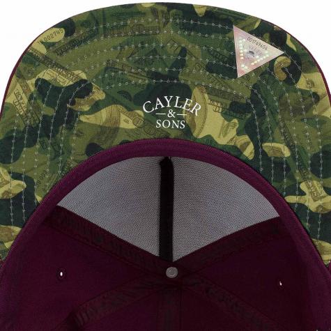 Cayler & Sons Snapback Cap White Label Make It weinrot
