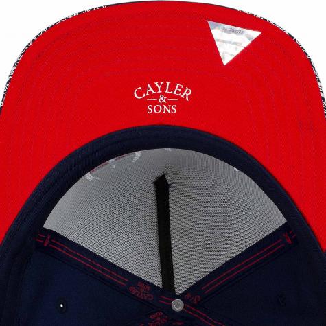 Cayler & Sons Snapback Cap White Label Westcoast dunkelblau 