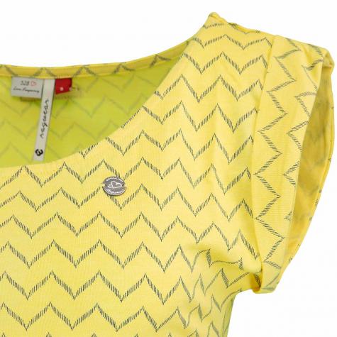 Ragwear Kleid Tag Zig Zag gelb 